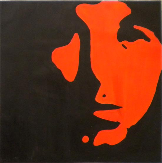 store falso d'autore Ritratto rosso Paul McCartney di sconosciuto